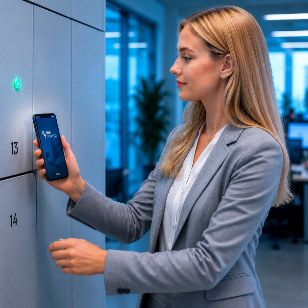 imaLOCKER má zámek s NFC technologií